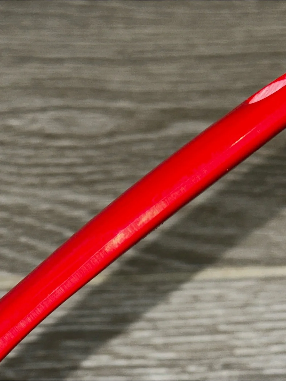Melamine Kitchen Slotted Spoon Cherry Red Durable Retro Cooking Serving Utensil